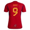 Officiële Voetbalshirt Spanje GAVI 9 Thuis WK 2022 - Dames